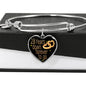 28 Year Wedding Anniversary Gift Bangle For Wife With Custom Engraving Option