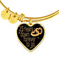25 Year Wedding Anniversary Gift Bangle For Wife With Custom Engraving Option