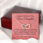 Valentines day necklace for daughter from dad