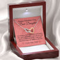 Valentines day necklace for daughter from dad