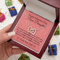 Valentines day necklace for daughter from dad