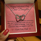 Valentines day necklace for daughter from dad