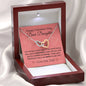 Valentines day necklace for daughter from dad