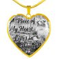 Australian Shepherd Dog Memorial A piece of my heart lives in heaven Personalized Name Engraved Remembrance Gift Necklace