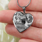 Beagle Dog Memorial A piece of my heart lives in heaven Personalized Name Engraved Remembrance Gift Necklace