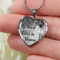 Belgian Shepherd Malinois Dog Memorial A piece of my heart lives in heaven Personalized Name Engraved Remembrance Gift Necklace