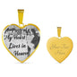 Bernese Mountain Dog Memorial A piece of my heart lives in heaven Personalized Name Engraved Remembrance Gift Necklace