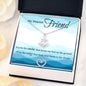 Best friend gifts, You Be The Anchor That Keeps My Feet On The Ground Gift Necklace