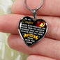 Mother to daughter, Father to daughter Inspirational gift necklace- Always remember you are braver than you believe