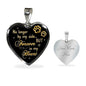 Personalized Dog Memorial Necklace - No Longer By My Side But Forever In My Heart Dog lover Necklace