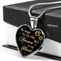 Personalized Dog Memorial Necklace - No Longer By My Side But Forever In My Heart Dog lover Necklace