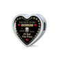 Pit bull lover Personalized Heart charm Real Leather Bracelet - The Path To My Heart is Paved With Pit Bull Paw Prints