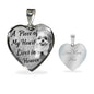 Shih Tzu Dog Memorial A piece of my heart lives in heaven Personalized Name Engraved Remembrance Gift Necklace