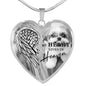 Shih Tzu Dog Personalized Name Engraved Memorial Remembrance Gift Necklace