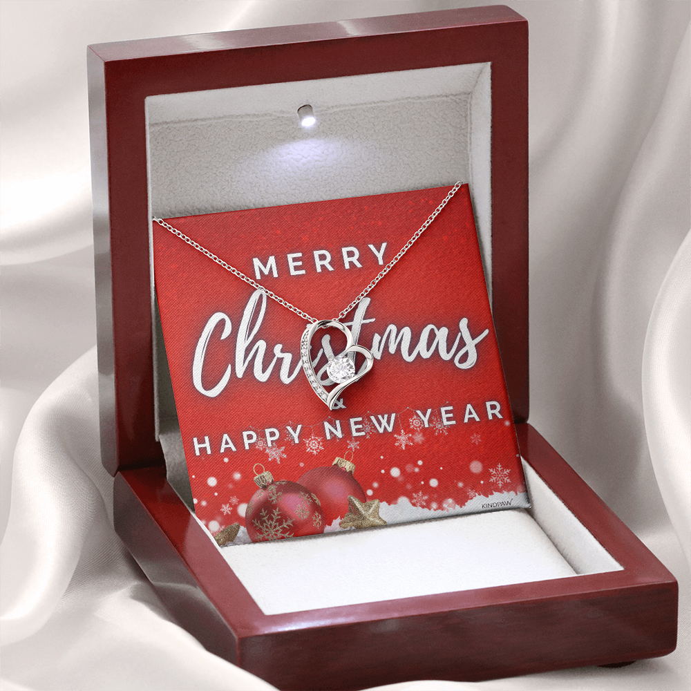 Merry Christmas and Happy New Year - Forever Love Necklace