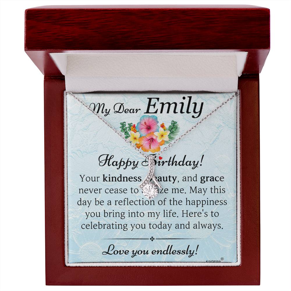 Gift Necklace for Girlfriend - Customized Alluring Beauty