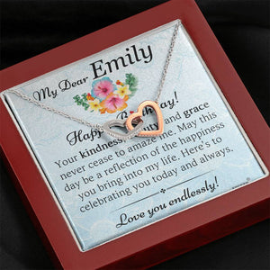 Gift Necklace for Girlfriend - Interlocking Necklace