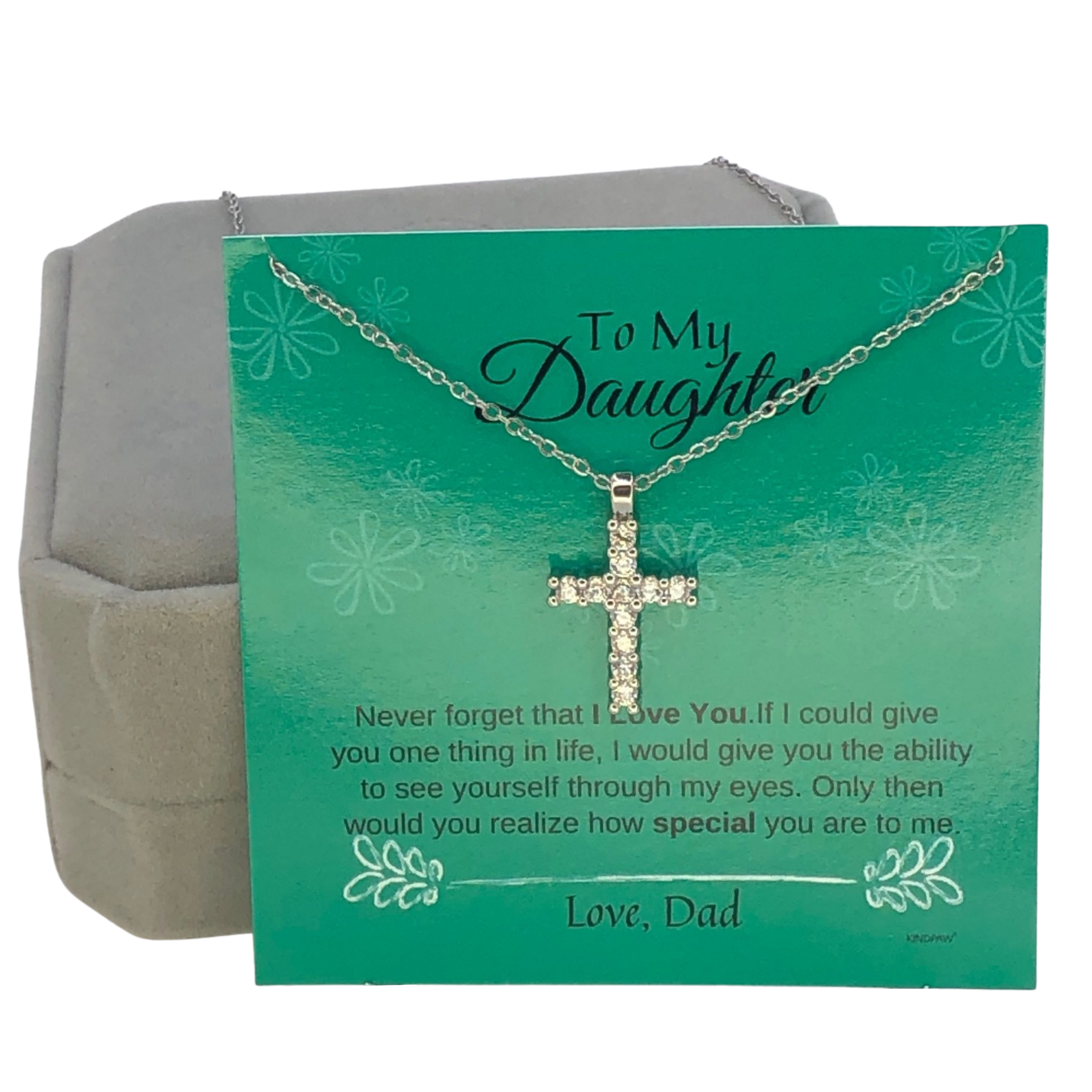 Cross necklace for hot sale little girl