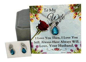 To My Wife Necklace, Valentine’s Day Birthday Gift For Her