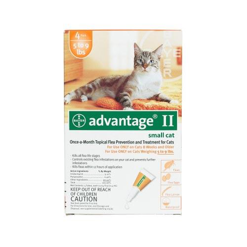 Advantage Flea Control for Cats 1-9 lbs 4 Month Supply