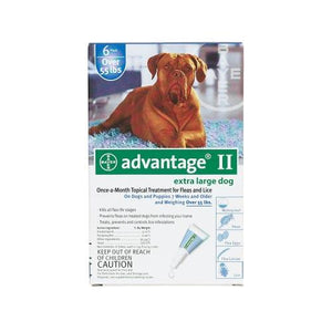 Advantage Flea Control for Dogs And Puppies Over 55 lbs 6 Month Supply