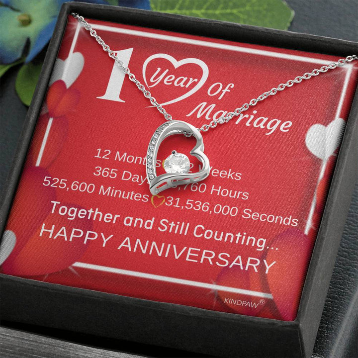 Anniversary Gift for Wife, to My Wife Anniversary Gift, 10 Year Anniversary,  Anniversary Gifts, Anniversary Message Card Jewelry - Etsy