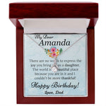 Customized Birthday Gift for Daughter - Alluring Beauty Necklace