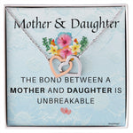 Mother and Daughter Necklace - The bond between a Mother and Daughter