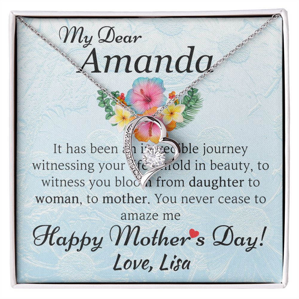 Personalized mother day gift for Amanda