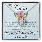 Custom Mother's day gift for Wife - Forever Love Necklace