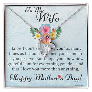 Mothers day gift for wife - Forever Love Necklace