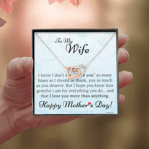 Perfect Mother's Day Gift For Wife – Happy Mother’s Day To My Wife