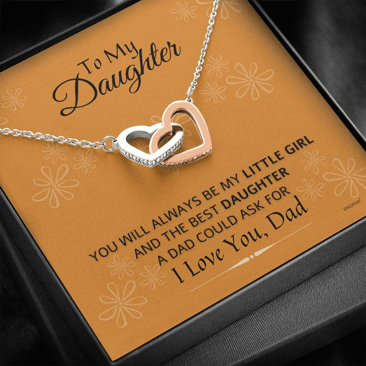 Daddy's little discount girl necklace gold