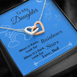 To Daughter Necklace With Inspirational Quote
