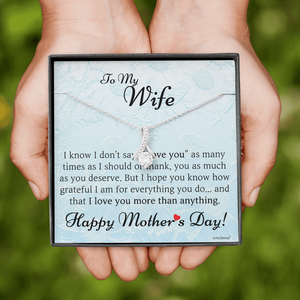 Mother’s Day Presents For Wife– Happy Mother’s Day To My Wife