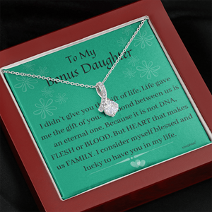 Bonus Daughter Necklace -  Stepdaughter Gifts From Stepmom Or Stepdad