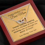 Unique mothers day gift necklace from son