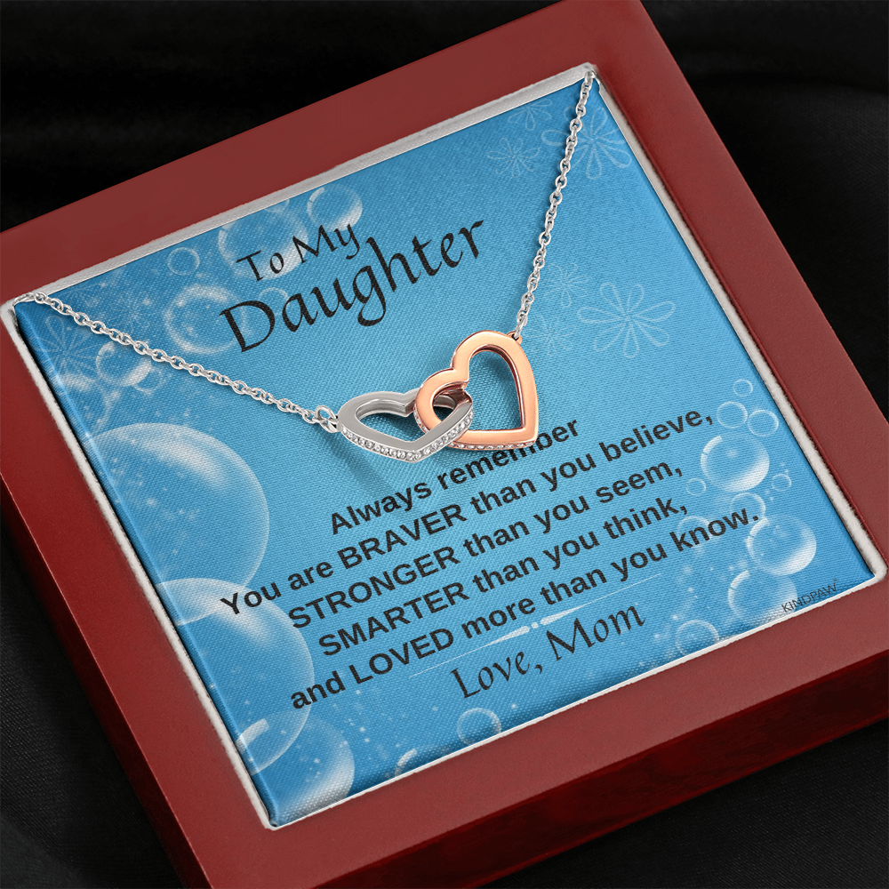 To my daughter necklace from mom