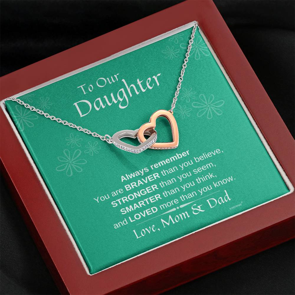 Necklace for Daughter from Mom and Dad