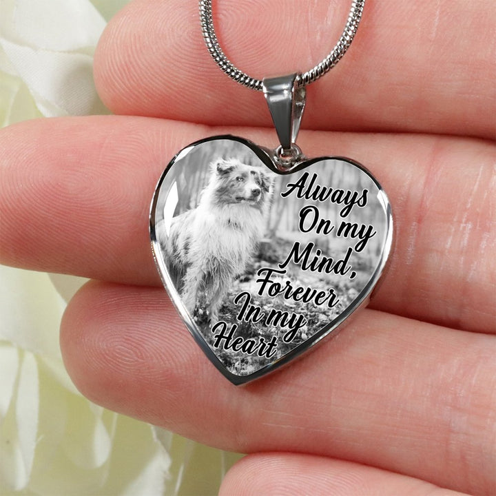 Always on my mind forever in my heart store necklace