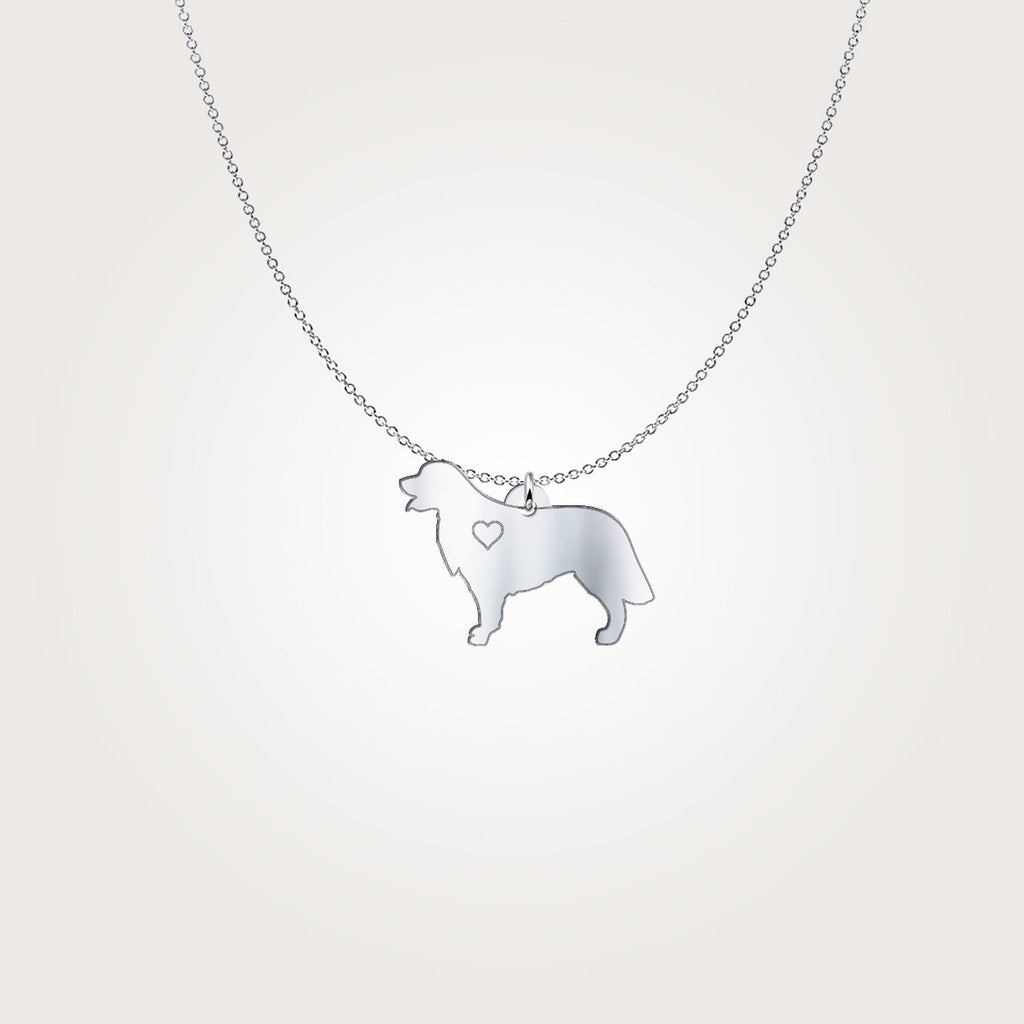 Gold Retriever - Sterling Silver Necklace