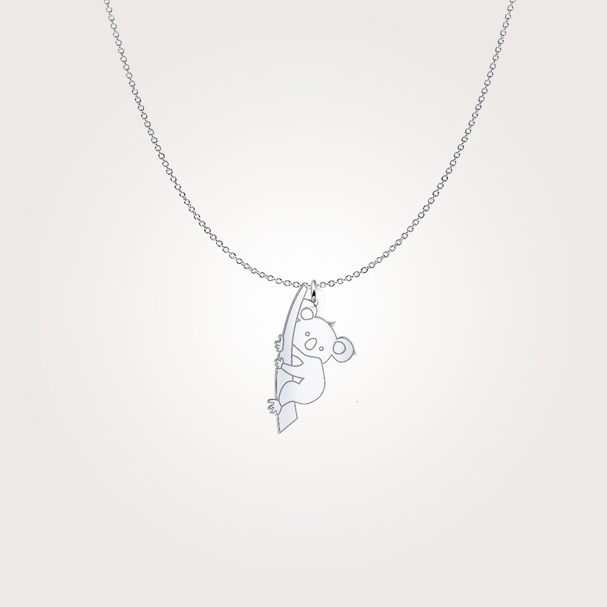 Koala Sterling Silver Necklace