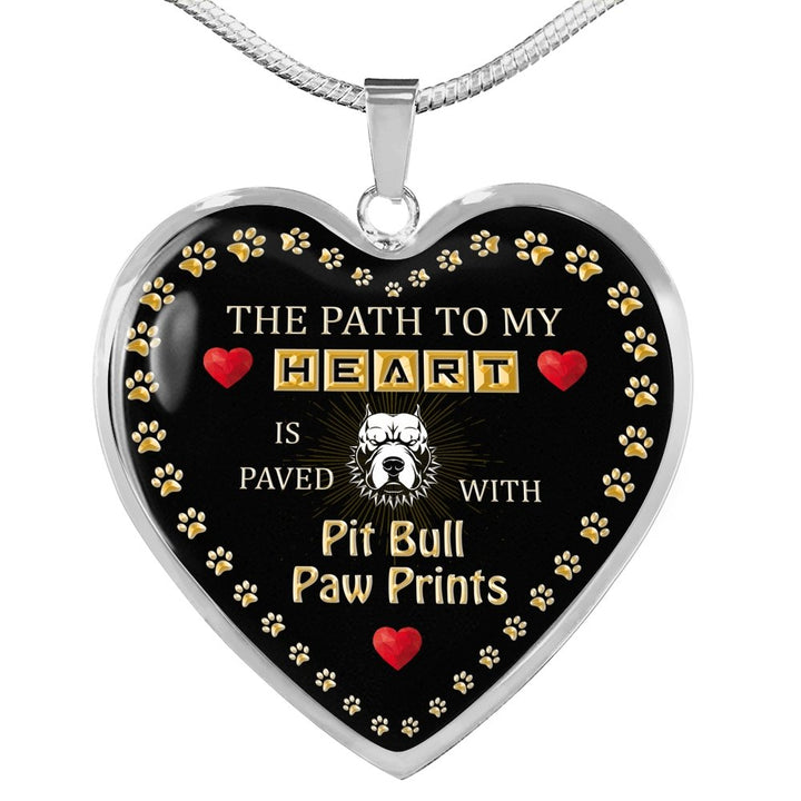 Silver Pit Bull or Am Staff Charm | Sterling Dog jewelry